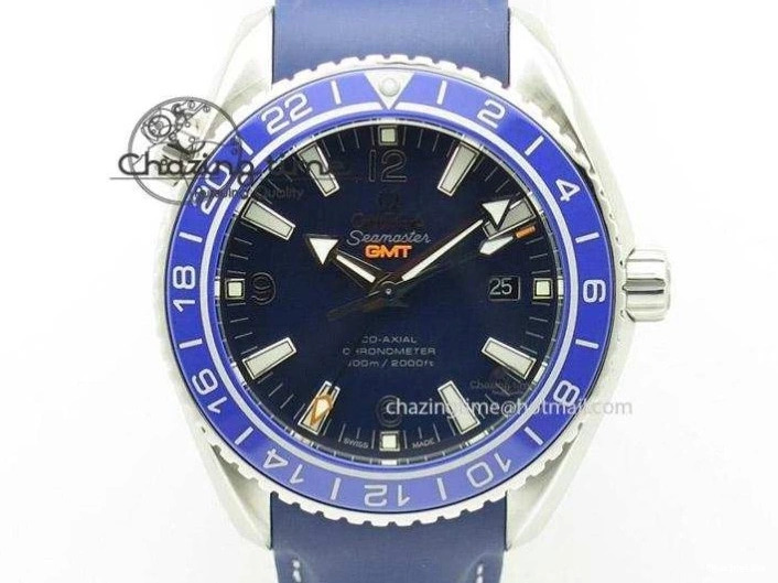 0131 Seamaster 300m Chrono SS RG OMF 1:1 Best Edition Blue Dial on SS RG Bracelet A Timeless 7686